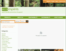 Tablet Screenshot of ecoimprints.com